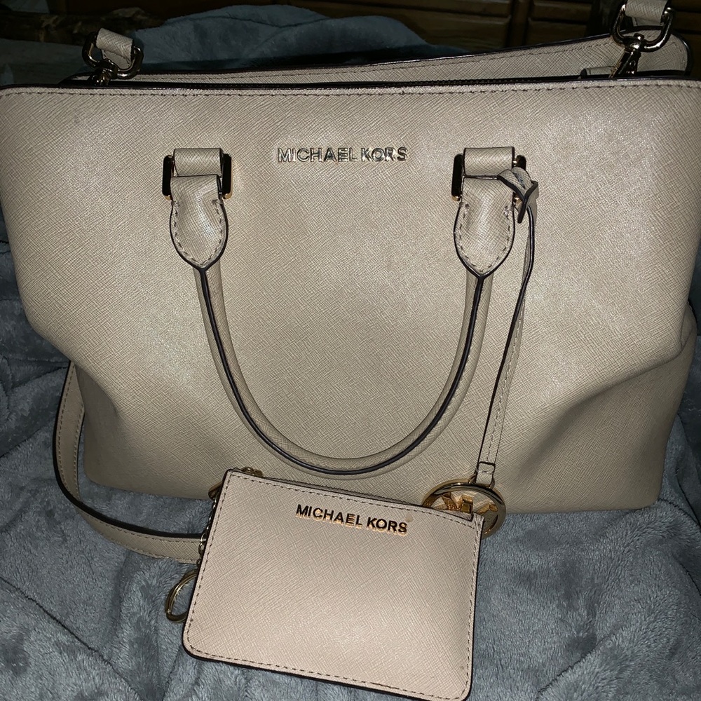 Nichael Kors Cross Body and Change Purse